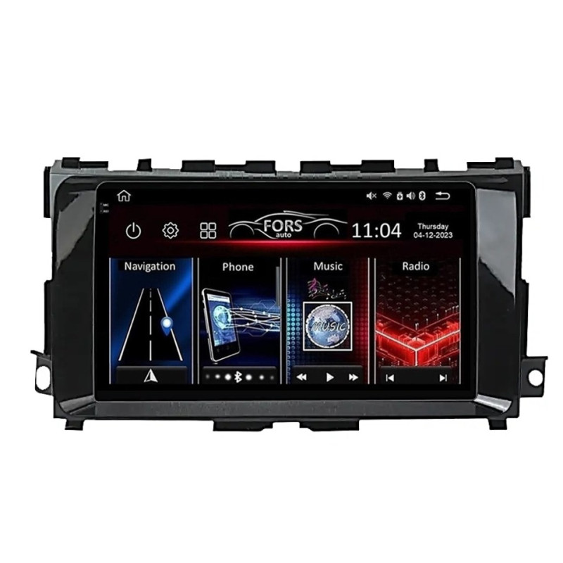 Android head unit FORS.auto FS 6 MAX for Nissan Teana/Altima (6+128Gb, 9") 2013-2018