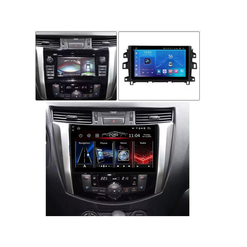 Android head unit FORS.auto FS 2 ULTRA for Nissan Navara (2+32Gb, 10") 2011-2016