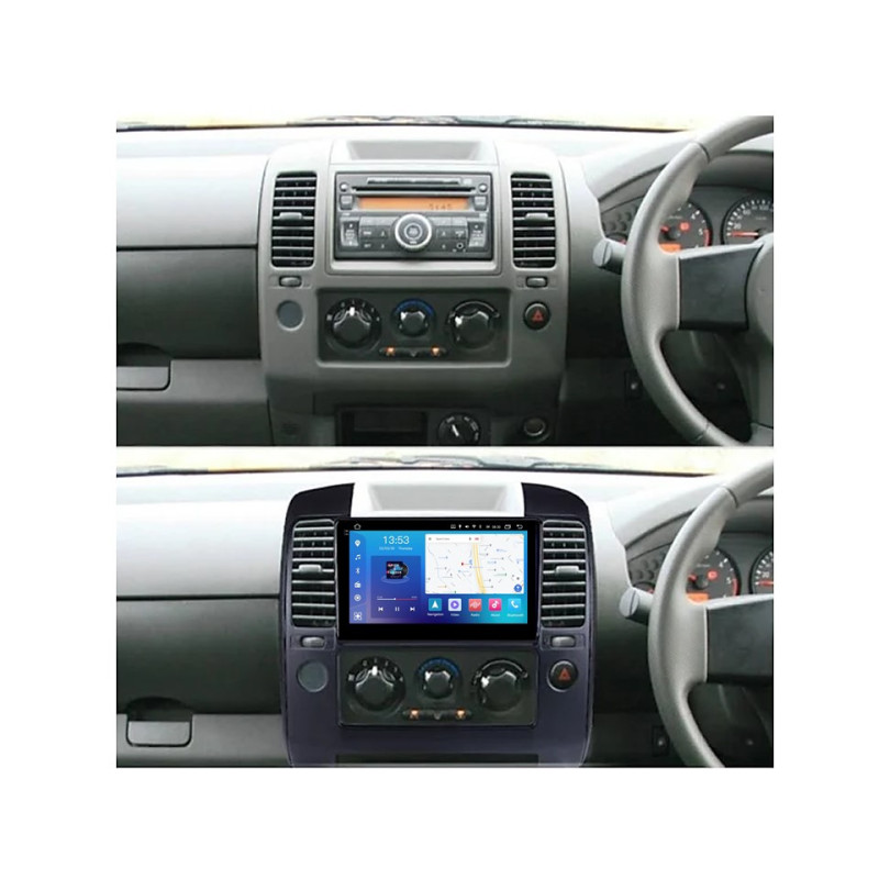 Android head unit FORS.auto FS 4 MAX Qled for Nissan Navara (4+32Gb, 9") 2006-2012