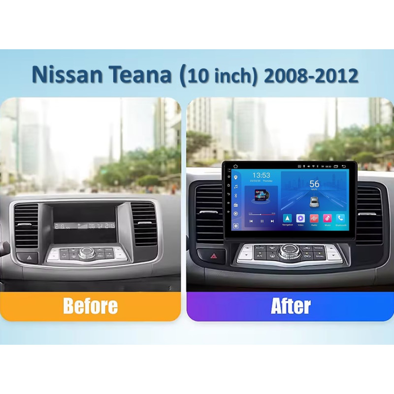 Android head unit FORS.auto FS 1 LITE for Nissan Teana (1+32Gb, 10") 2008-2012