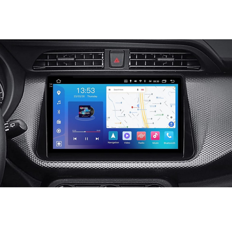 Android head unit FORS.auto FS 6 MAX for Nissan Micra/Kicks (6+128Gb, 10") 2017-2019