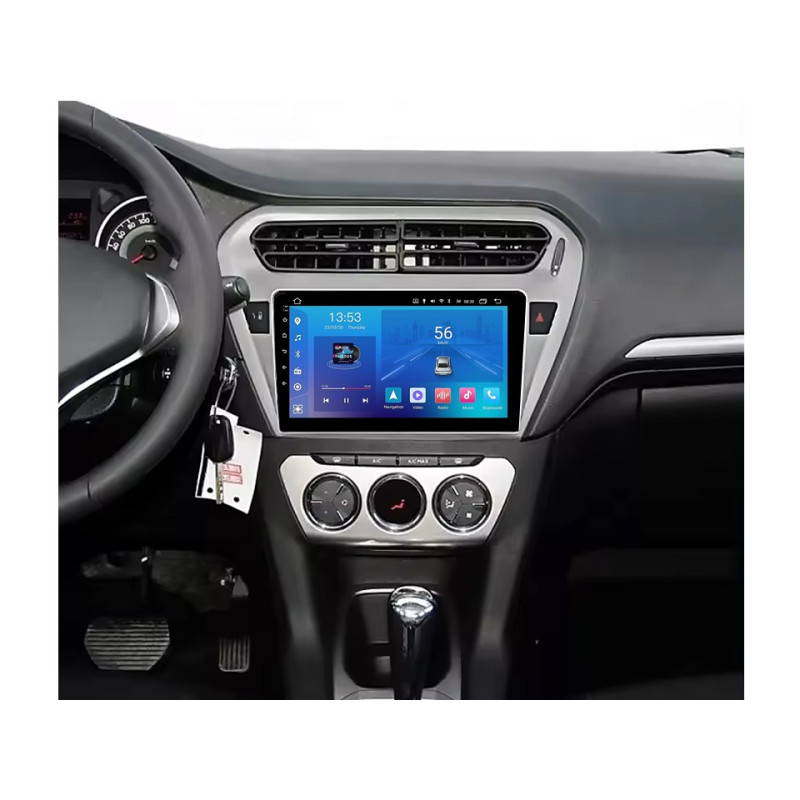 Android head unit FORS.auto FS 1 LITE for Peugeot 301/Elysee (1+32Gb, 9") 2012-2017