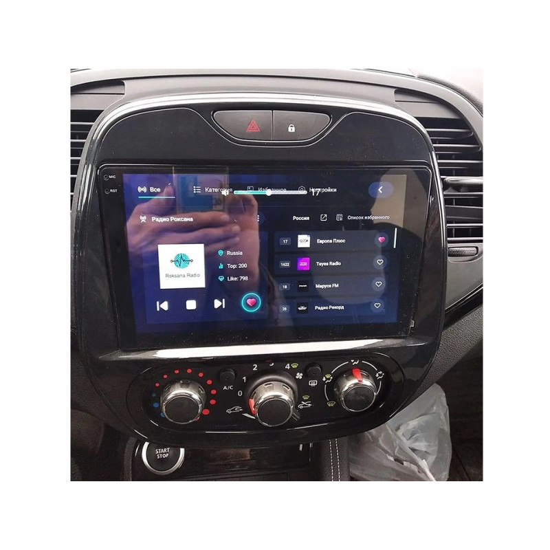 Android head unit FORS.auto FS 2 ULTRA for Renault Captur (2+32Gb, 9", Manual AC) 2016-2020