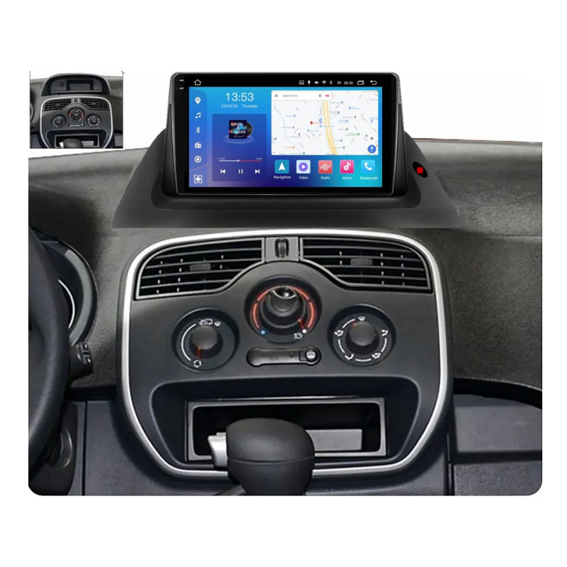 Android head unit FORS.auto FS 4 MAX Qled for Renault Kangoo (4+32Gb, 9") 2015-2018