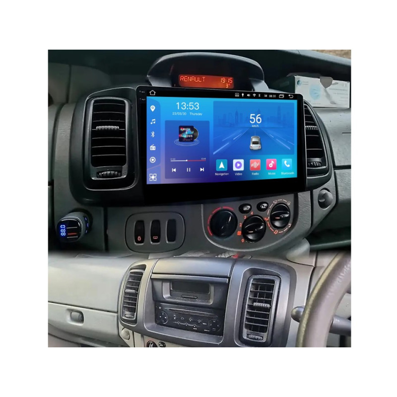 Android head unit FORS.auto FS 2 ULTRA for Renault Trafic 2001-2010/Opel Vivaro 2006-2010/Nissan Primastar 2006-2014 (2+32Gb, 10")