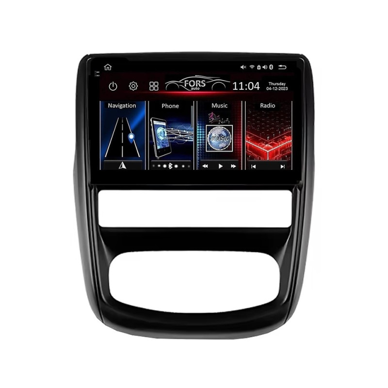 Android head unit FORS.auto FS 2 PRO for Renault Duster (2+32Gb, 9") 2012-2019