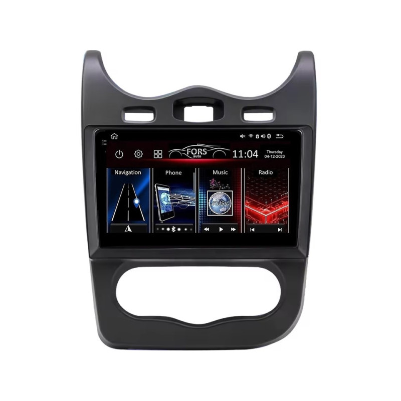 Android head unit FORS.auto FS 6 MAX for Renault Sandero (6+128Gb, 10") 2013-2014