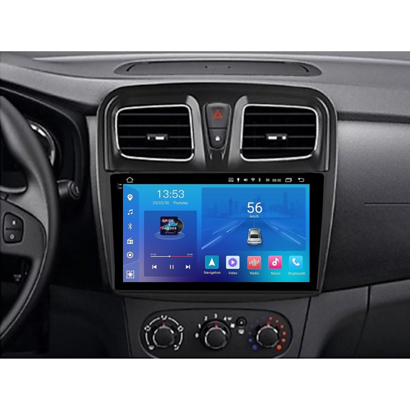 Android head unit FORS.auto FS 2 ULTRA for Renault Sandero/Logan (2+32Gb, 10") 2015-2018