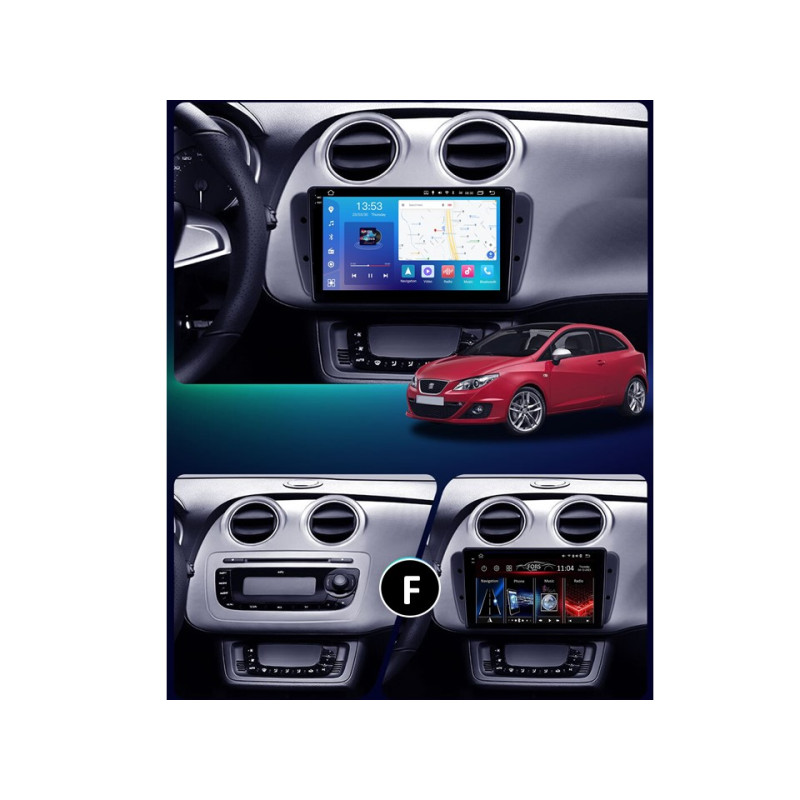 Oryginalna magnetofon FORS.auto FS 6 MAX dla Seat Ibiza (6+128GB, 9