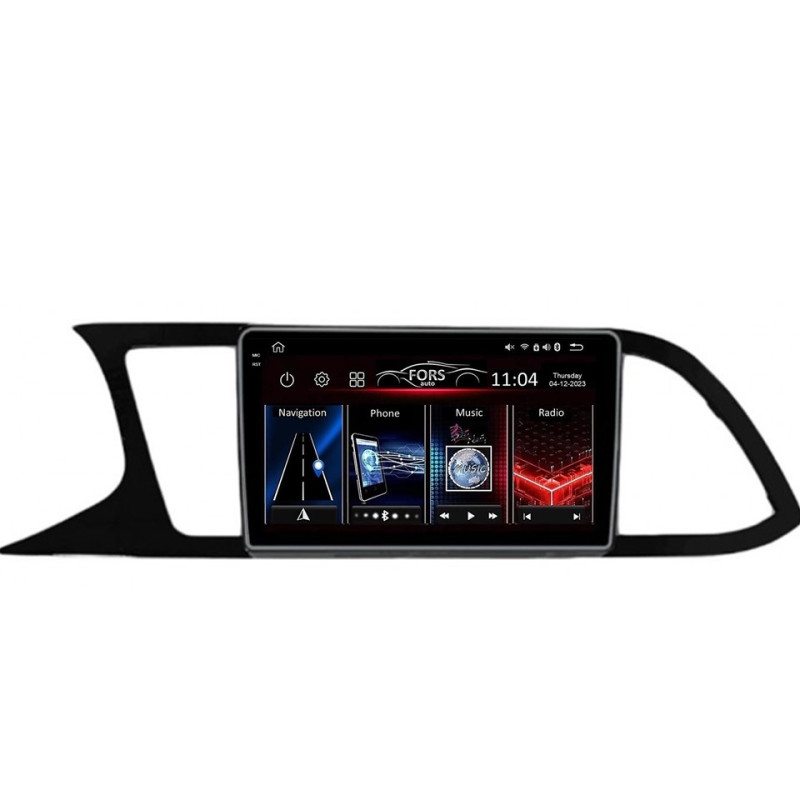 Android head unit FORS.auto FS 2 PRO for Seat Leon (2+32Gb, 9") 2018+