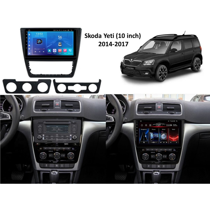 Android head unit FORS.auto FS 1 LITE for Skoda Yeti (1+32Gb, 10") 2014-2017