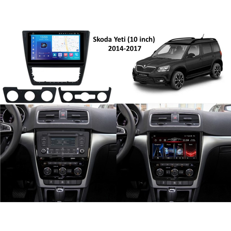 Radio Android FORS.auto FS 4 MAX  Skoda Yeti (4+32Gb, 10