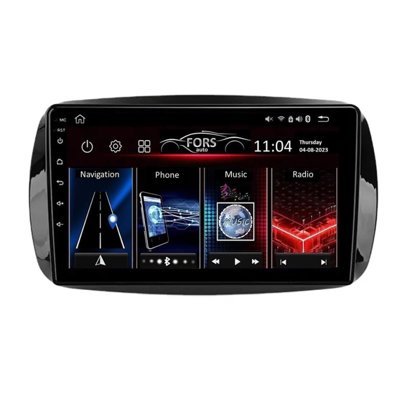 Radio Android FORS.auto FS 1 LITE  Smart Fortwo (1+32Gb, 9