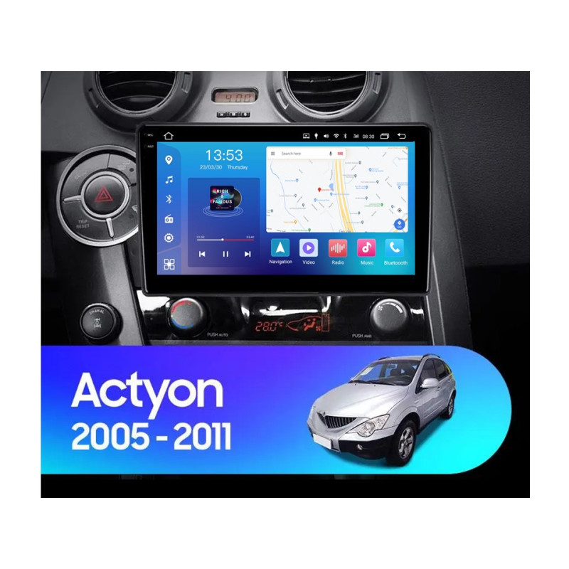Stacja głośnikowa FORS.auto FS 4 PRO do SsangYong Actyon/Kyron (4+64GB, 9