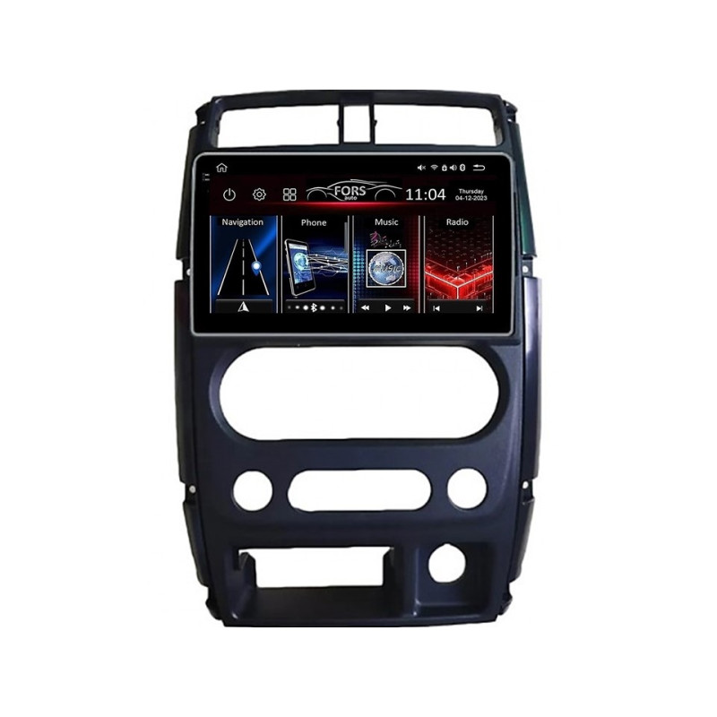 Android head unit FORS.auto FS 4 PRO for Suzuki Jimny (4+64Gb, 9") 2007-2016