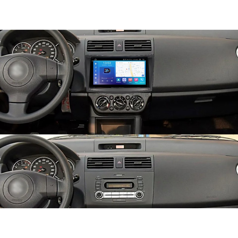Android head unit FORS.auto FS 4 MAX for Suzuki Swift (4+32Gb, 9") 2011-2016