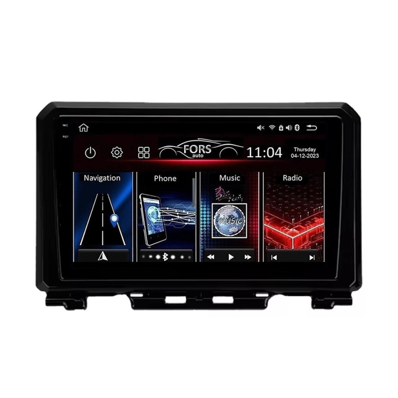 Android head unit FORS.auto FS 2 PRO for Suzuki Jimny (2+32Gb, 9") 2018-2020