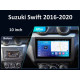 Android head unit FORS.auto FS 4 MAX Qled for Suzuki Swift (4+32Gb, 10") 2016-2020