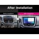 Android head unit FORS.auto FS 4 MAX for Toyota Yaris L/Vios (4+32Gb, 10") 2014-2017