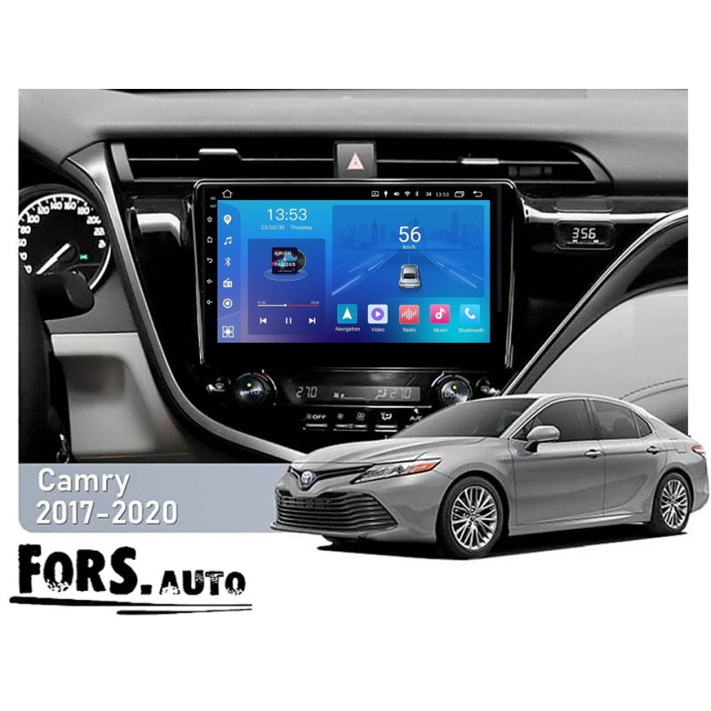 Android head unit FORS.auto FS 1 LITE for Toyota Camry (1+32Gb, 10") 2018+