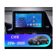 Android head unit FORS.auto FS 1 LITE for Toyota Izoa/C-HR (1+32Gb, 9", LHD, high-end) 2016-2020