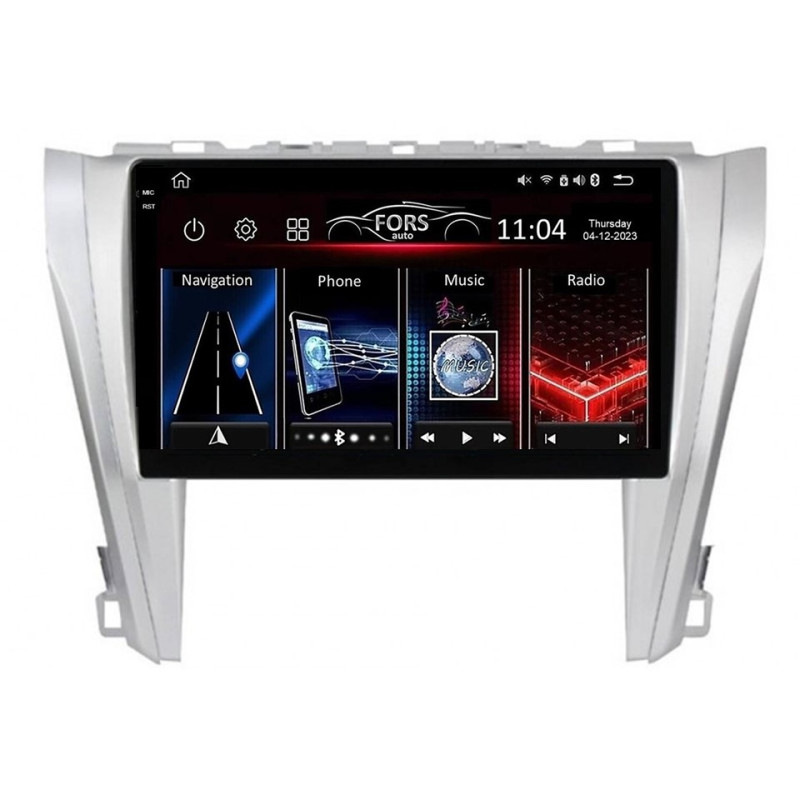 Android head unit FORS.auto FS 4 PRO  for Toyota Camry (4+64Gb, 10") 2012-2014