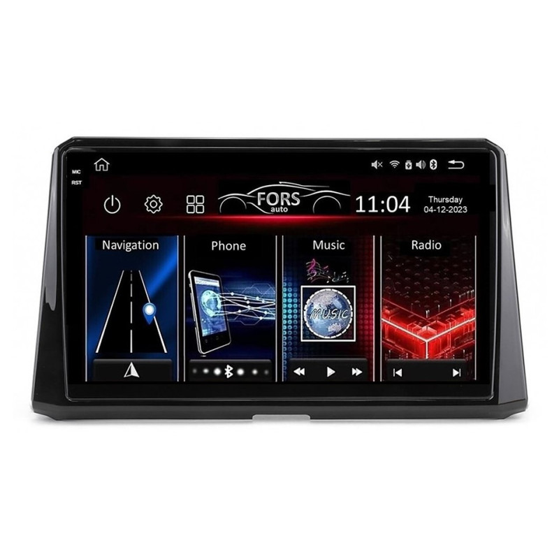 Radio Android FORS.auto FS 4 PRO  Toyota Corolla (4+64Gb, 10