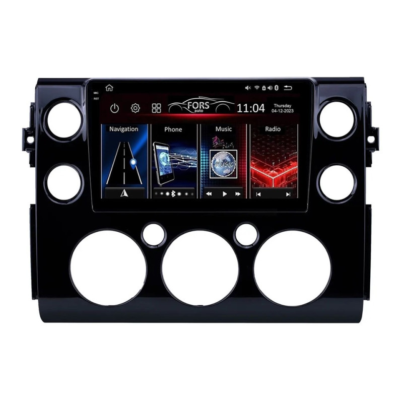 Android head unit FORS.auto FS 4 PRO for FJ Cruiser (4+64Gb, 9") 2006-2020