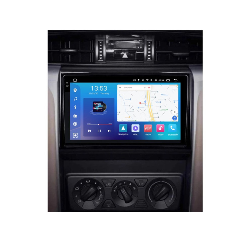 Android head unit FORS.auto FS 4 MAX QLed for Toyota Fortuner (4+32Gb, 9") 2015-2020