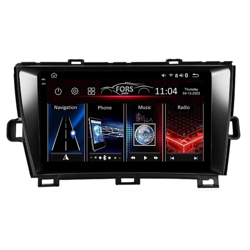 Radio Android FORS.auto FS 4 PRO  Toyota Prius (4+64Gb, 9