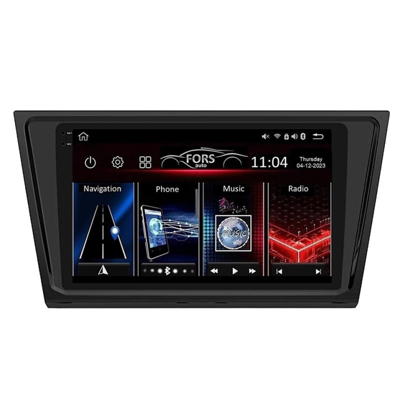 Android head unit FORS.auto FS 4 PRO for Volkswagen Bora (4+64Gb, 10") 2016-2018