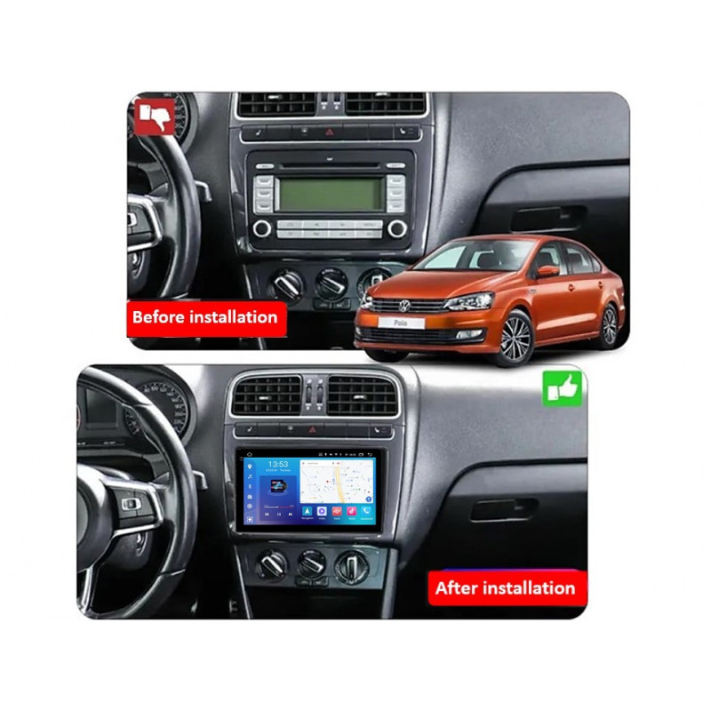Magallán de fábrica FORS.auto FS 4 MAX QLED para Volkswagen Polo (4+32 GB, 9