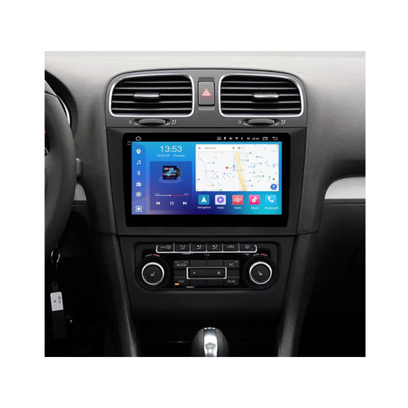 Android head unit FORS.auto FS 6 MAX for Volkswagen Sagitar/Jetta (6+128Gb, 10", Auto AC) 2012-2014