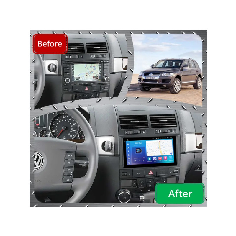 Radio Android FORS.auto FS 2 PRO  Volkswagen Touareg (2+32Gb, 9