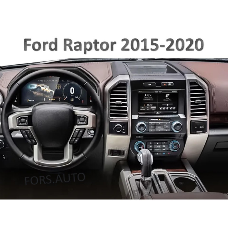Dashboard FORS.auto for Ford Raptor 2015-2020