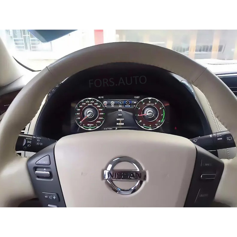 Dashboard FORS.auto for Nissan Patrol Y62 2015-2019