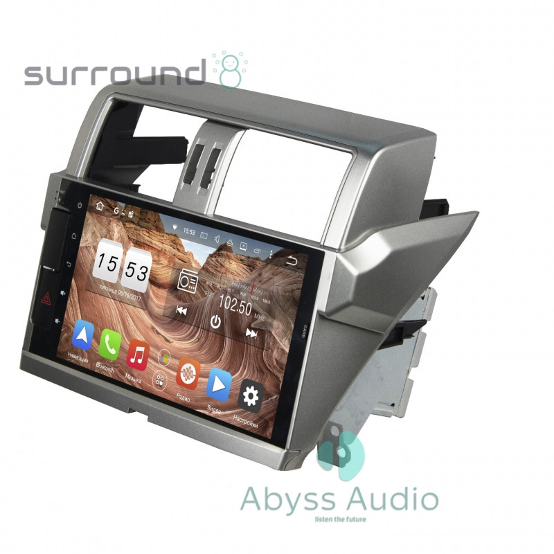 Radio de coche Abyss Audio para Toyota Prado 2014-2015