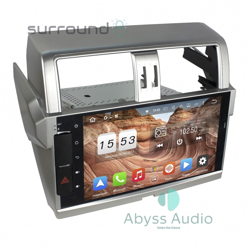Radio de coche Abyss Audio para Toyota Prado 2014-2015