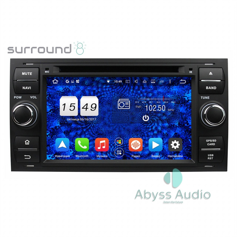 Autorádio Abyss Audio pro Ford Focus 2007-2011