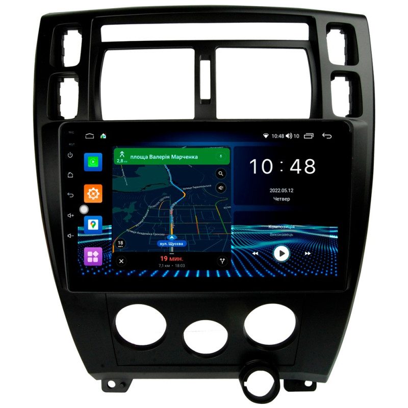 Android head unit Abyss Audio MP-0205 for Hyundai Tucson 2004-2009