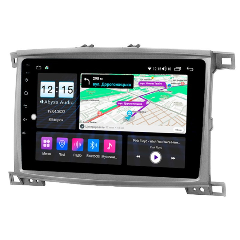 Android head unit Abyss Audio MP-0141 for Toyota LANDCRUISER 100 VX-R 2005+