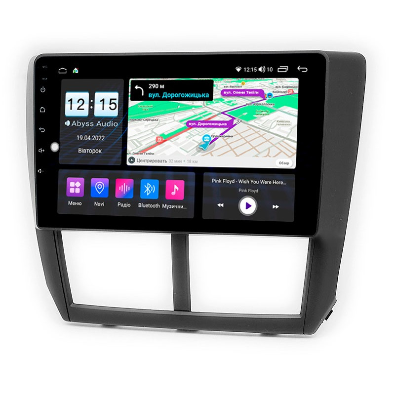Android head unit Abyss Audio MP-9352 for Subaru Forester / Impreza 2007-2012