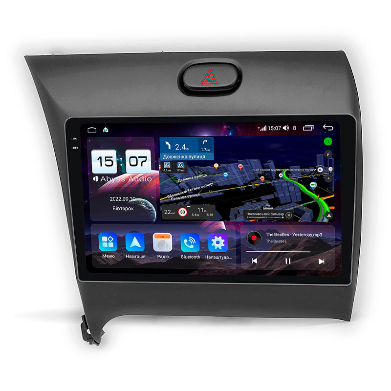 Android head unit Abyss Audio QXR-0198 for KIA CRERATO 2017+
