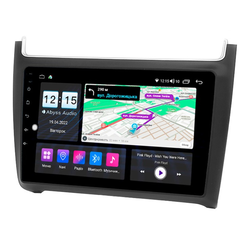 Stacja głośnikowa Abyss Audio MP-9104 dla Volkswagen Polo 2012–2015.