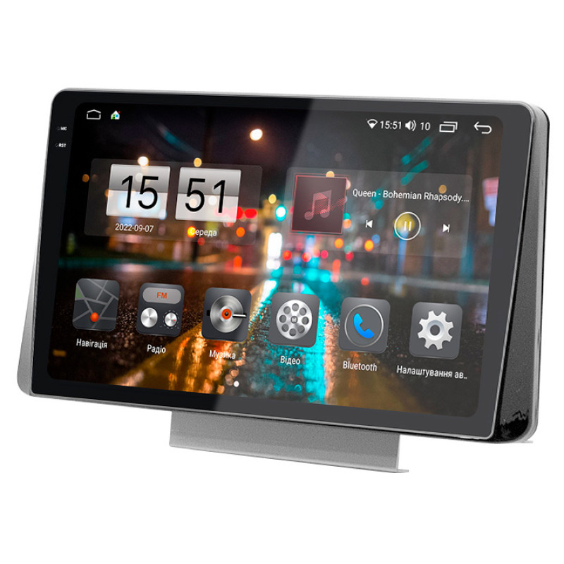Stereo z systemem Apple CarPlay i Android Auto Abyss Audio QXR-9322 do Mitsubishi Eclipse Cross (od 2017 roku).