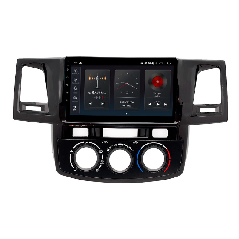 Štátní audio systém Abyss Audio SP-9153 pro Toyota Hilux (klimatizace) 2012–2015