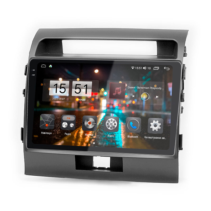 Fest eingebaute Magnetola Abyss Audio QXR-0142 für Toyota Landcruiser 200 (2008–2012)