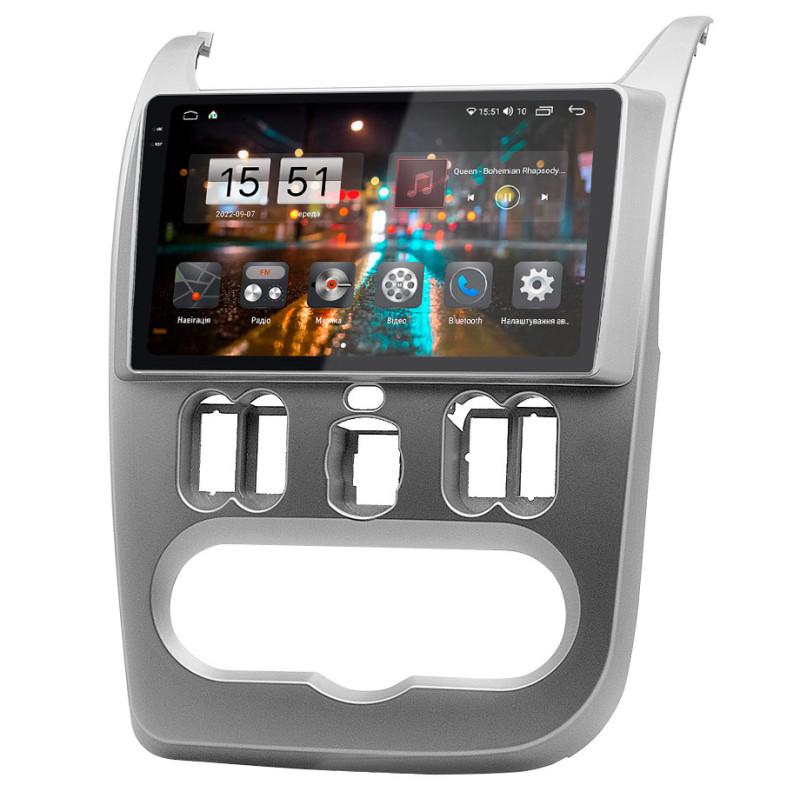 Android head unit Abyss Audio QXR-9332 for Renault Logan / Sandero / Dokker 2012+
