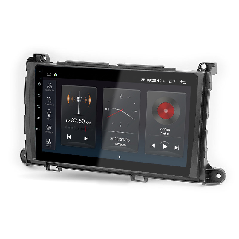 Android head unit Abyss Audio SP-9158 for Toyota Sienna 2009-2014