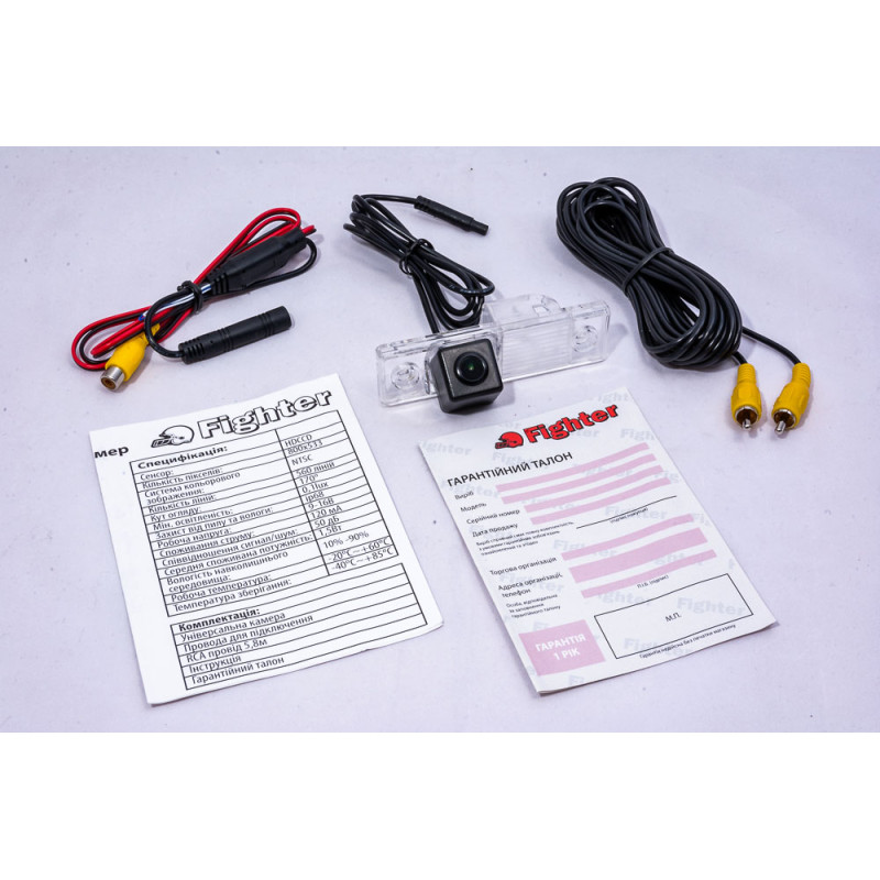 Zadní kamera Fighter CS-HCCD+FM-45 pro Chevrolet Takuma, Lacetti, Cruze, Aveo, Epica, Orlando, Captiva, Nubira, Lanos, Zaz Vida